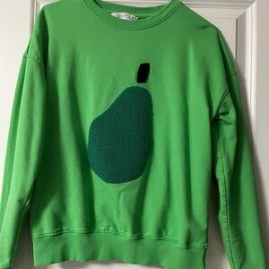 Pear sweater in amazing green color by Fantastica